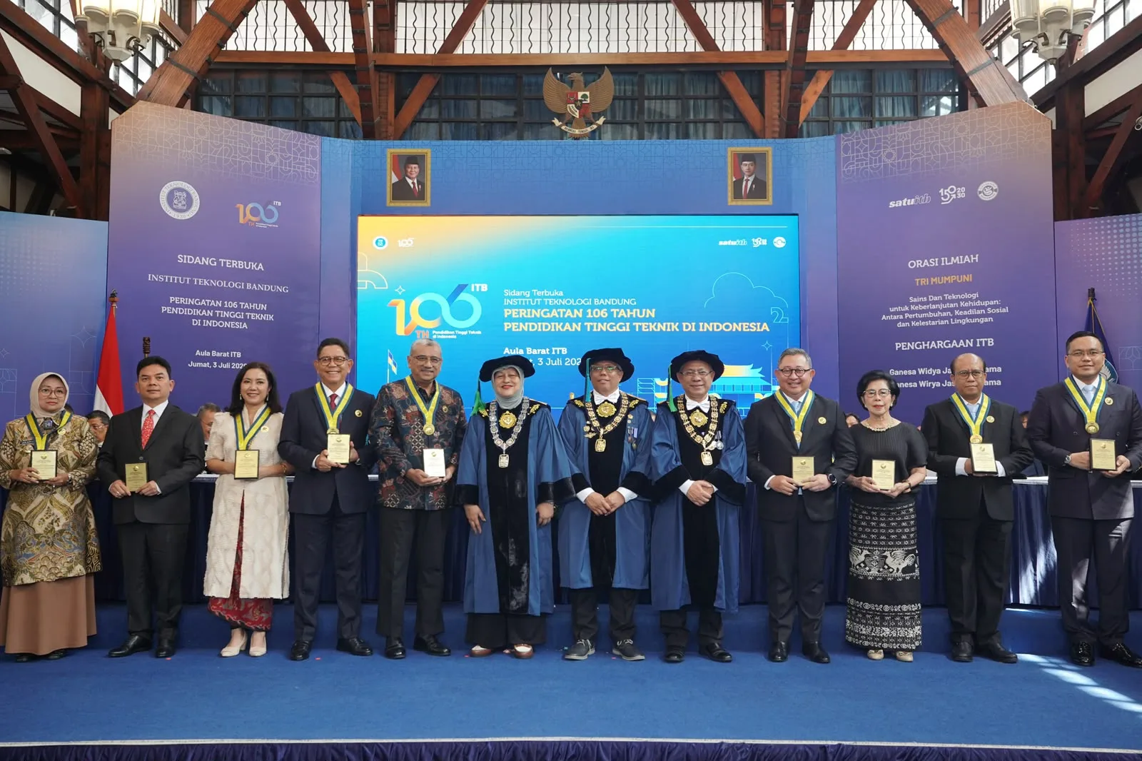 Perkuat Sinergi Pendidikan dan Industri Nasional, ITB Anugerahkan Ganesa Wirya Jasa Adiutama kepada Direktur Utama PTC